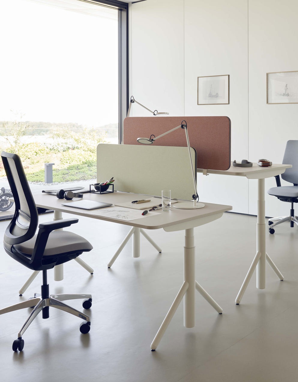 Sedus Arbeitsplatz mit se:Lab E-desk A und se:Flex
